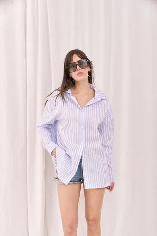 Camisa Azalea Rayas - Art 618 (poplin) - Vista 1