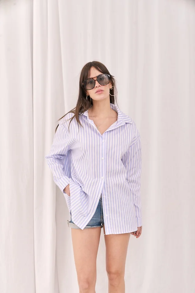 Camisa Azalea Rayas - Art 618 (poplin)