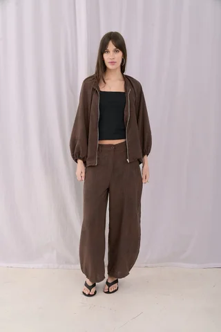 Pantalon Globo Merida - Art 1625 (lino vintage) - Vista 4