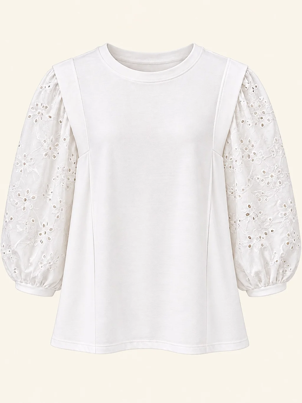 Blusa Cecilia Brodery - Art 1202 (jersey y broderi)