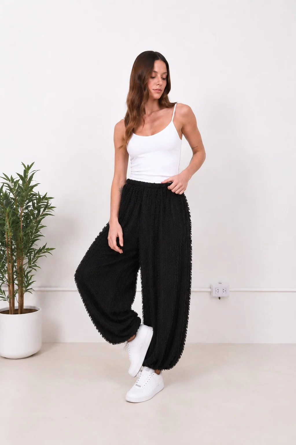 Pantalon Aura - flecos( art 1370)