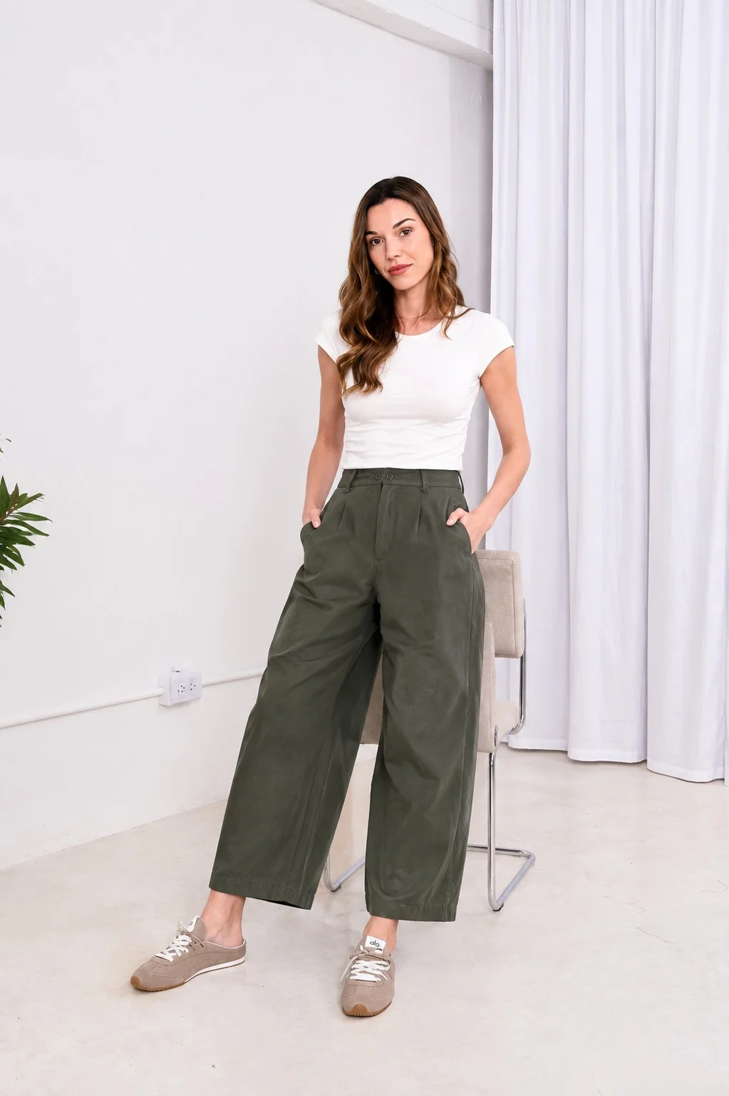 Pantalon Atenea Baloon - art 1684 (gabardina