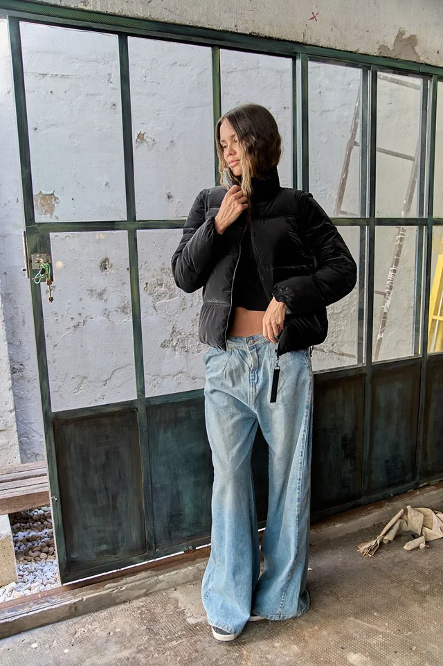 Campera Viena - Interior corderito mangas desmontables