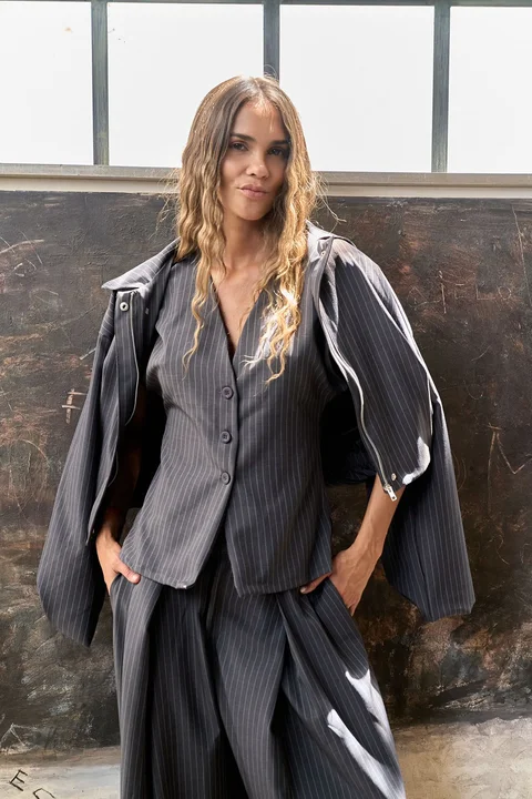 Chaleco Molly - sastrero rayas art 1506