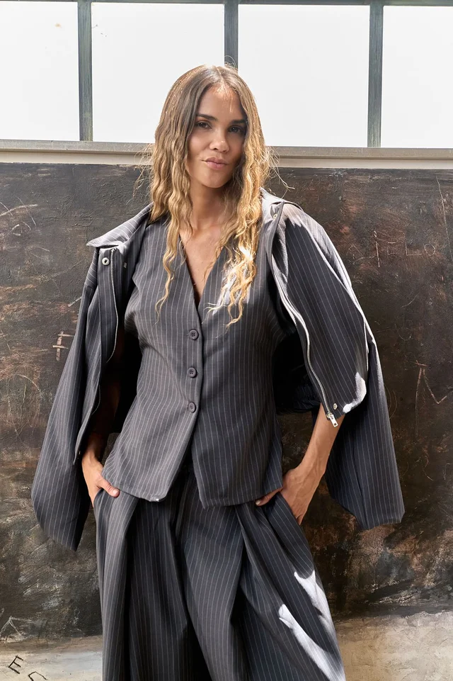 Chaleco Molly - sastrero rayas art 1506