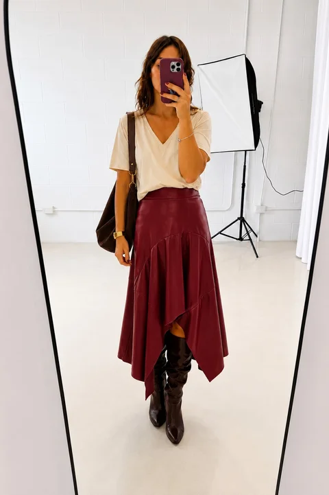Falda Tula - Art 1183 (cuerina)