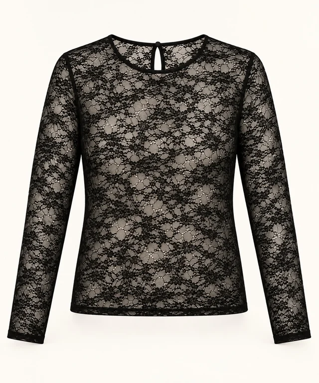 Blusa Moon Larga - Art 1712 (encaje)