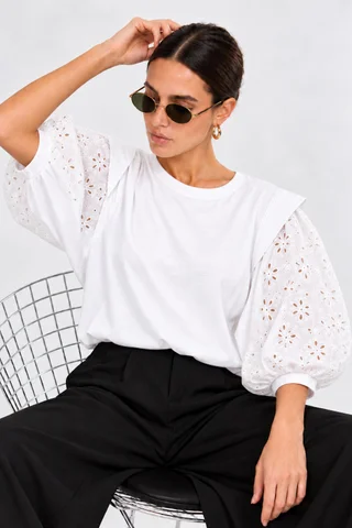 Blusa Cecilia Brodery - Art 1202 (jersey y broderi) - Vista 1