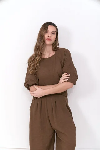 Blusa Solana - Art 1420 (lino rustico) - Vista 2