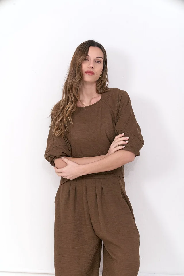 Blusa Solana - Art 1420 (lino rustico)
