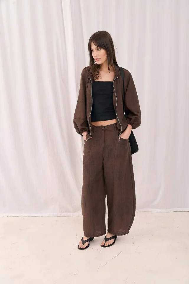 Pantalon Globo Merida - Art 1625 (lino vintage)