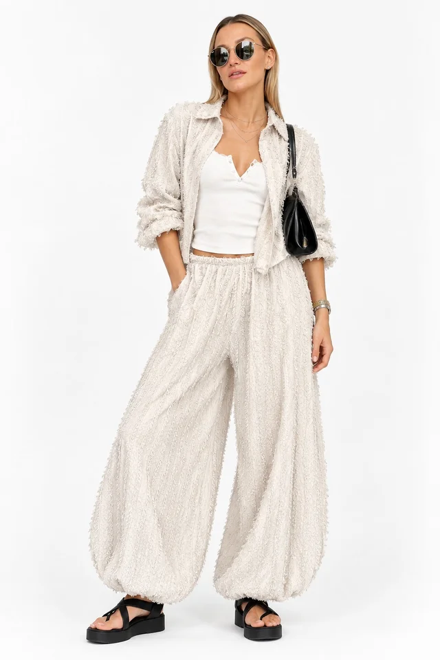 Pantalon Aura - flecos( art 1370)