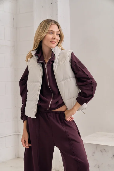 Campera Viena - Interior corderito mangas desmontables