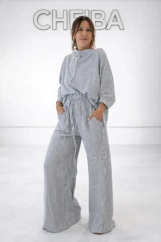 Pantalon Valencia. - Art 1344 (wafle rayado) - Vista 2