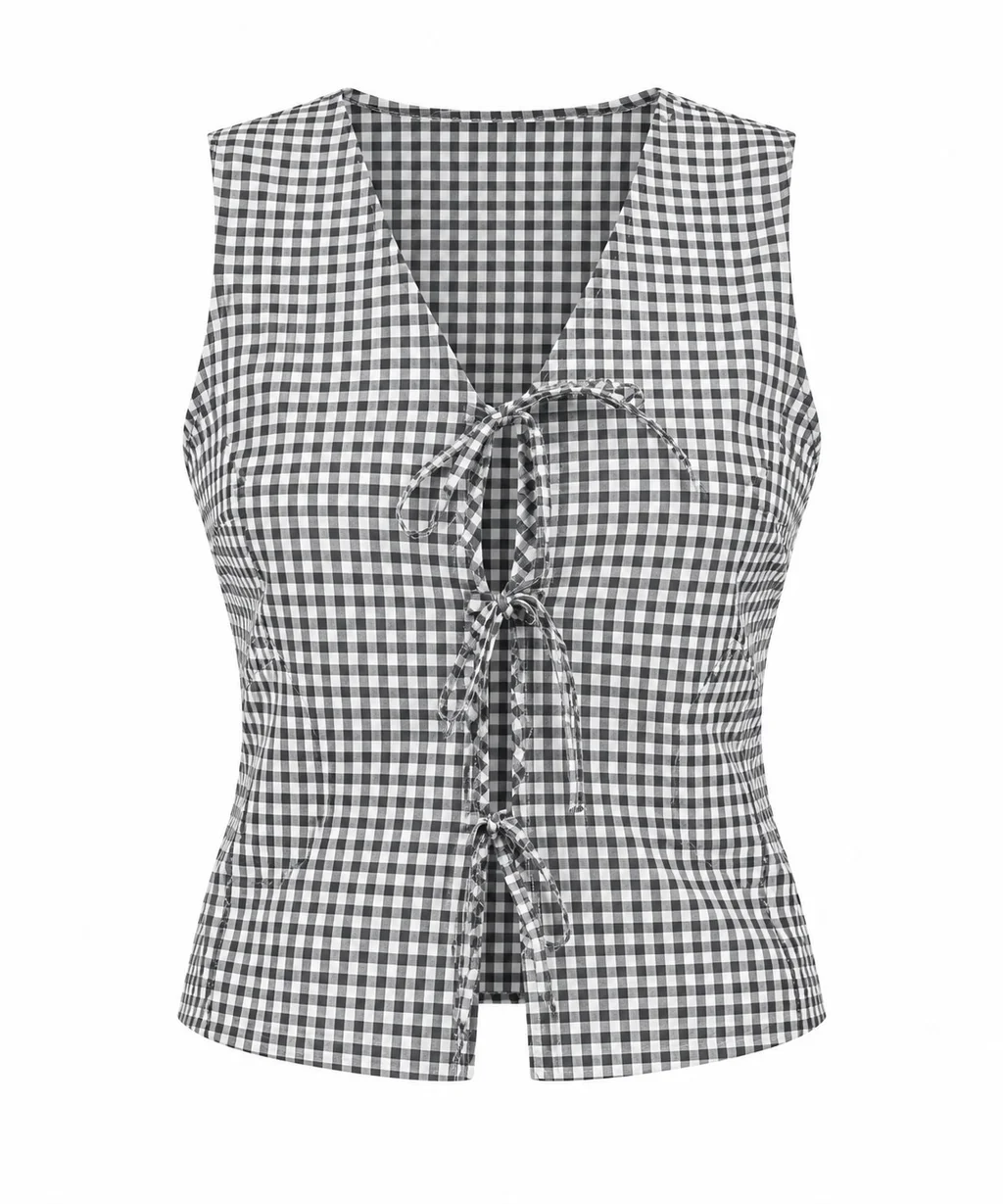 Blusa Vichy - Art 1644 (poplin cuadrille)