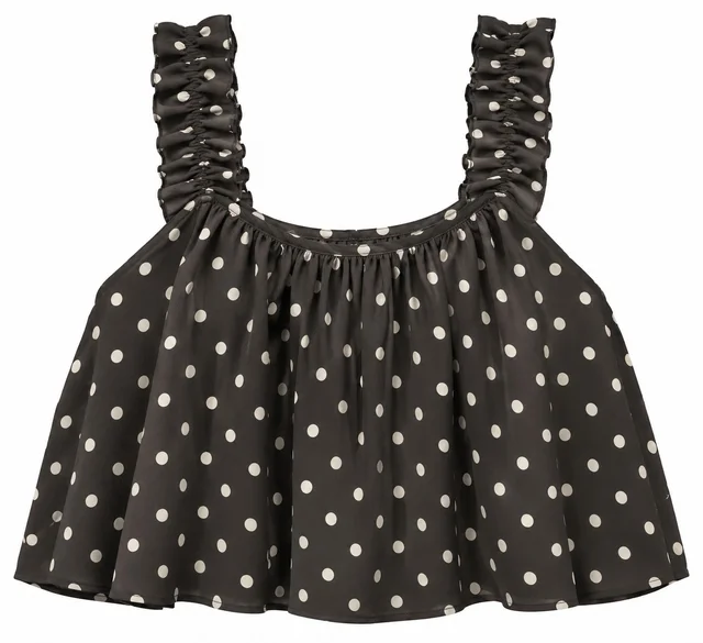 Blusa Lunares - Art 1697 (crep)