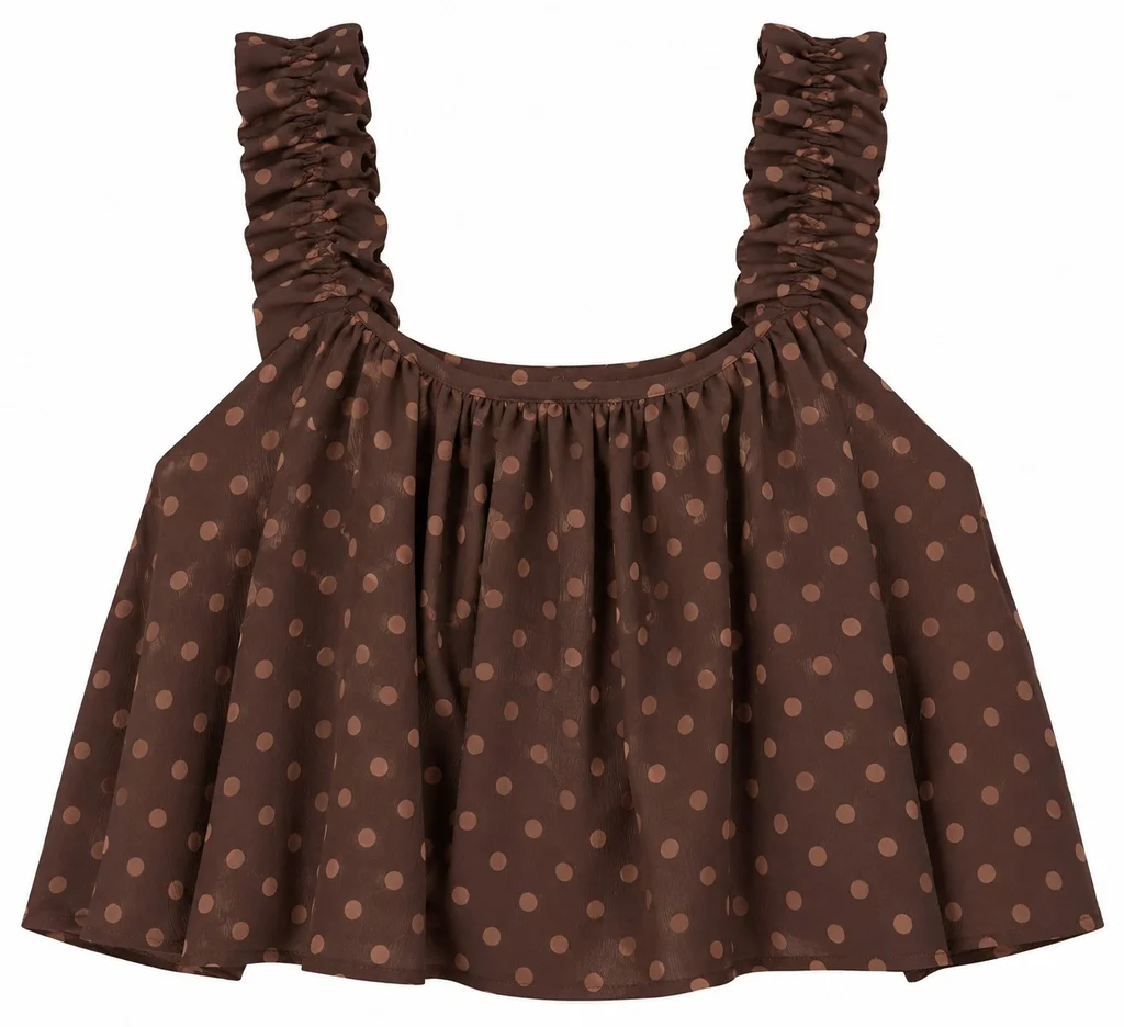 Blusa Lunares - Art 1697 (crep)