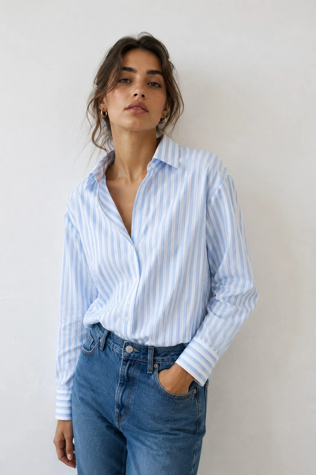 Camisa Azalea Rayas - Art 618 (poplin)