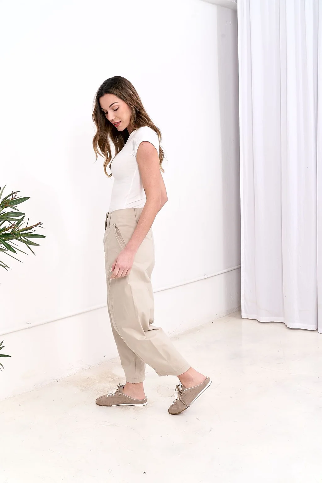 Pantalon Atenea Baloon - art 1684 (gabardina