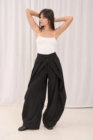 Pantalon Eclipse Cupro - Art 1626 - Vista 3