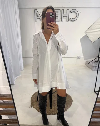 Vestido Camisero Poplin - Art 1512 (poplin) - Vista 2