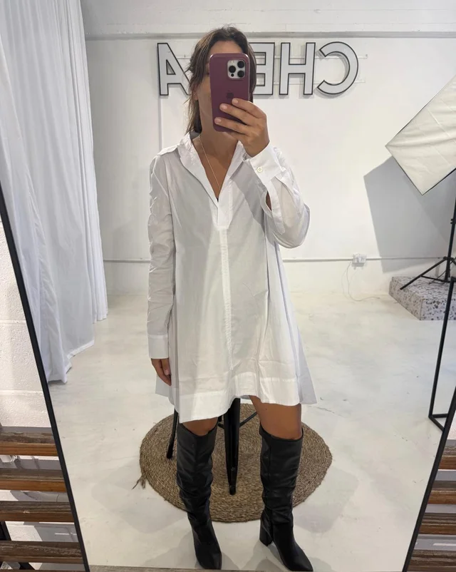 Vestido Camisero Poplin - Art 1512 (poplin)