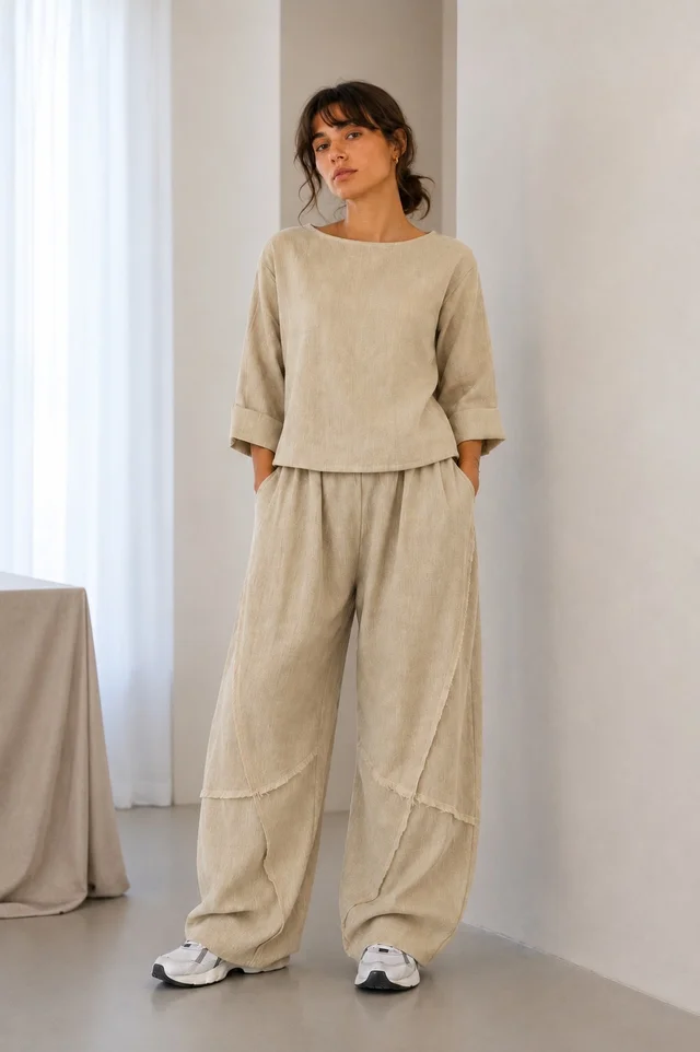 Pantalon Matise - Art 1660 (lino esmerilado)