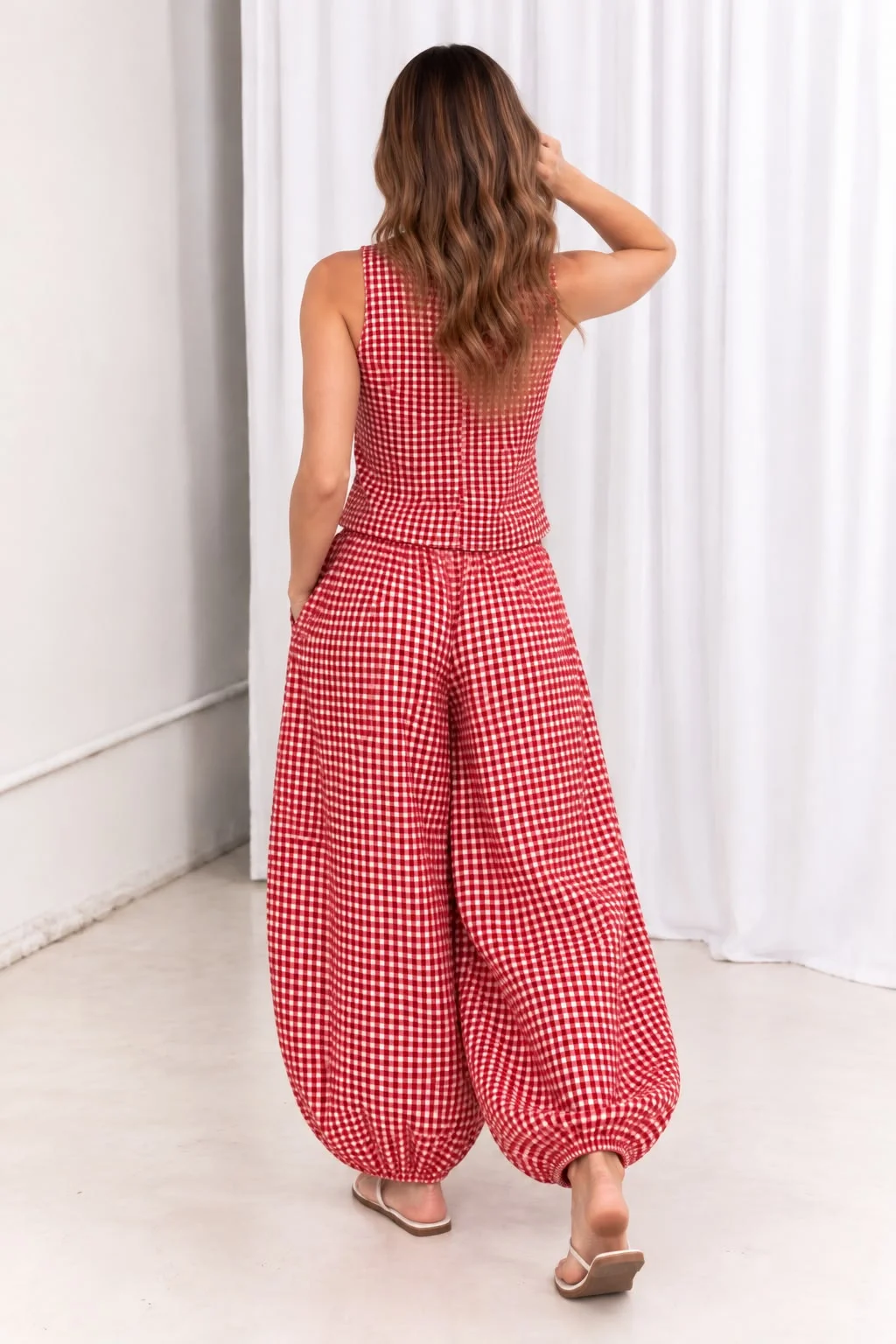 Pantalon Vichy - Art 1370 (poplin cuadrille)