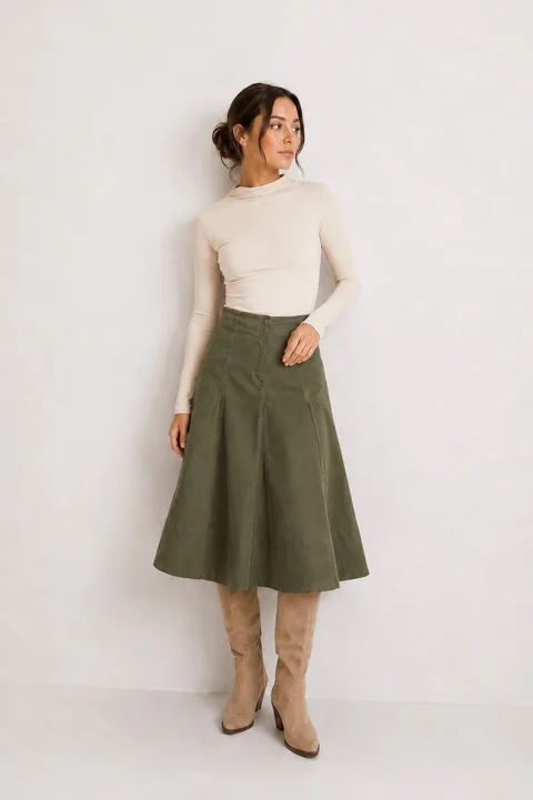 Falda Cartagena - Art 1553 (gabardina)
