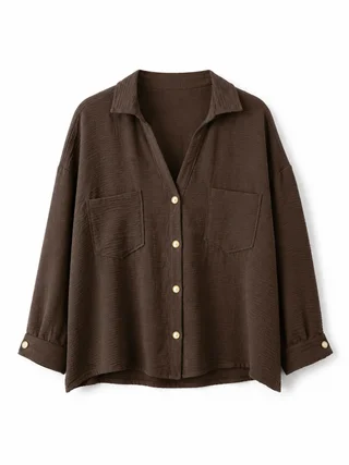 Camisa Solana - Art 1630 (lino rustico) - Vista 1