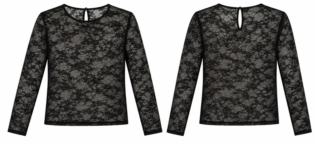 Blusa Moon Larga - Art 1712 (encaje)