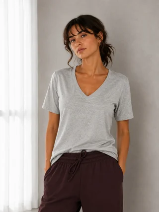 Remera Mango - Art 1580 (crep viscosa) - Vista 1