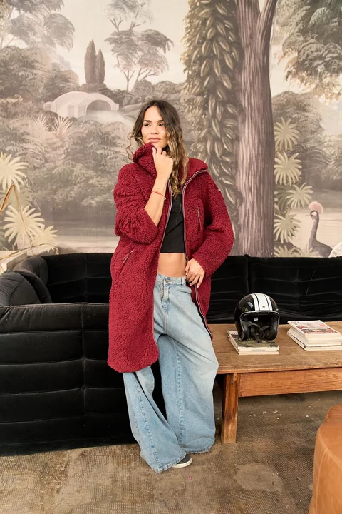 Tapado Londres - Art 907 ( piel sherpa)