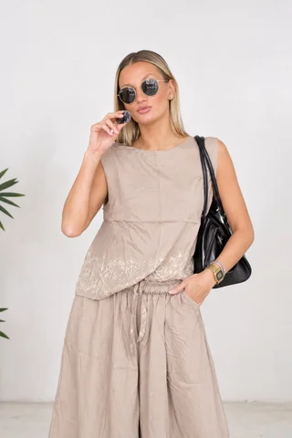 Blusa Laos - Art 1611 (lino) - Vista 1
