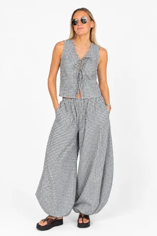 Pantalon Vichy - Art 1370 (poplin cuadrille) - Vista 1