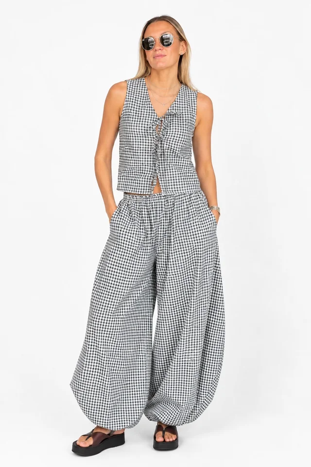 Pantalon Vichy - Art 1370 (poplin cuadrille)