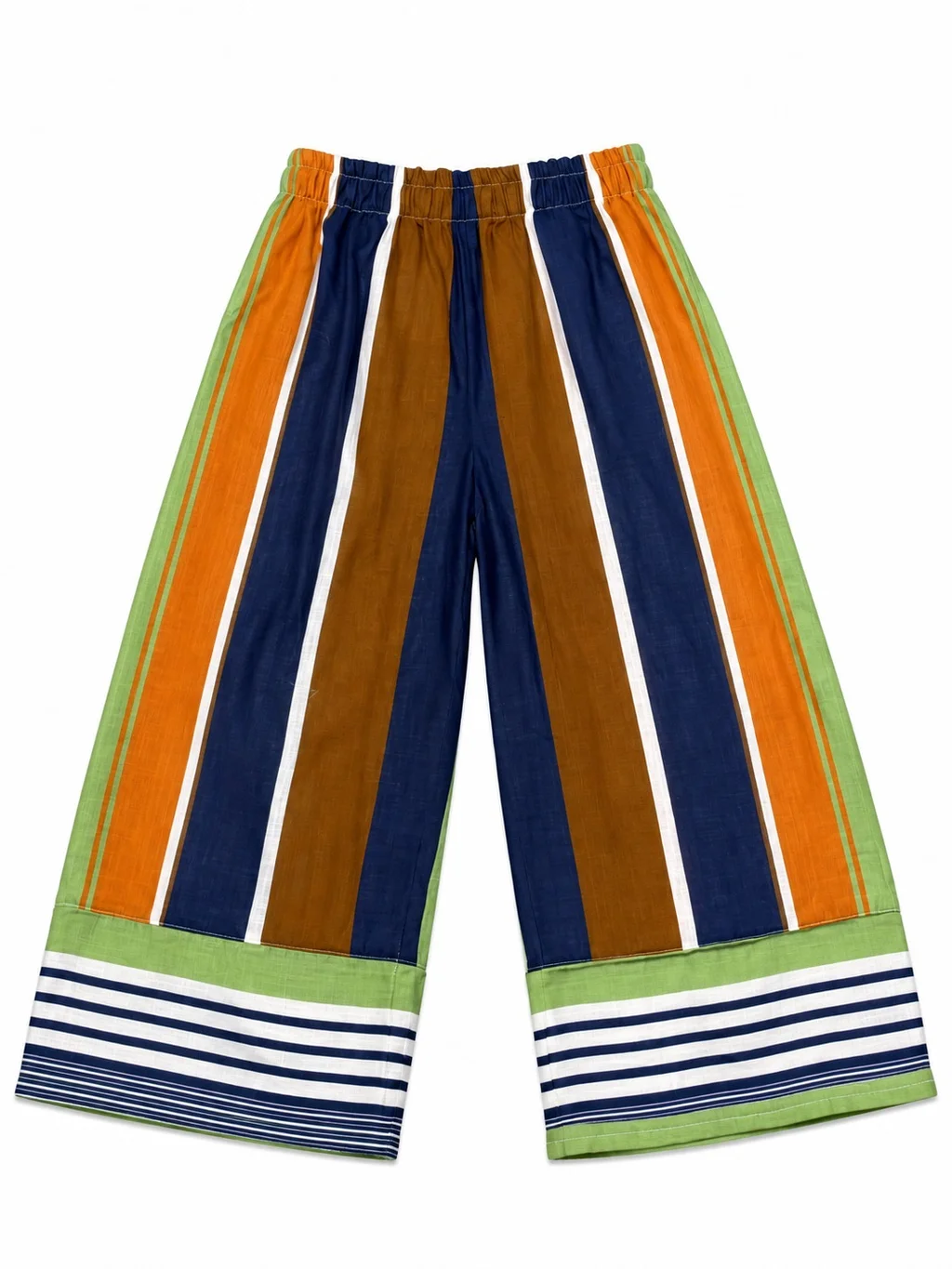 Pantalon Capri Valen - Art.1710(Lino Rayado)