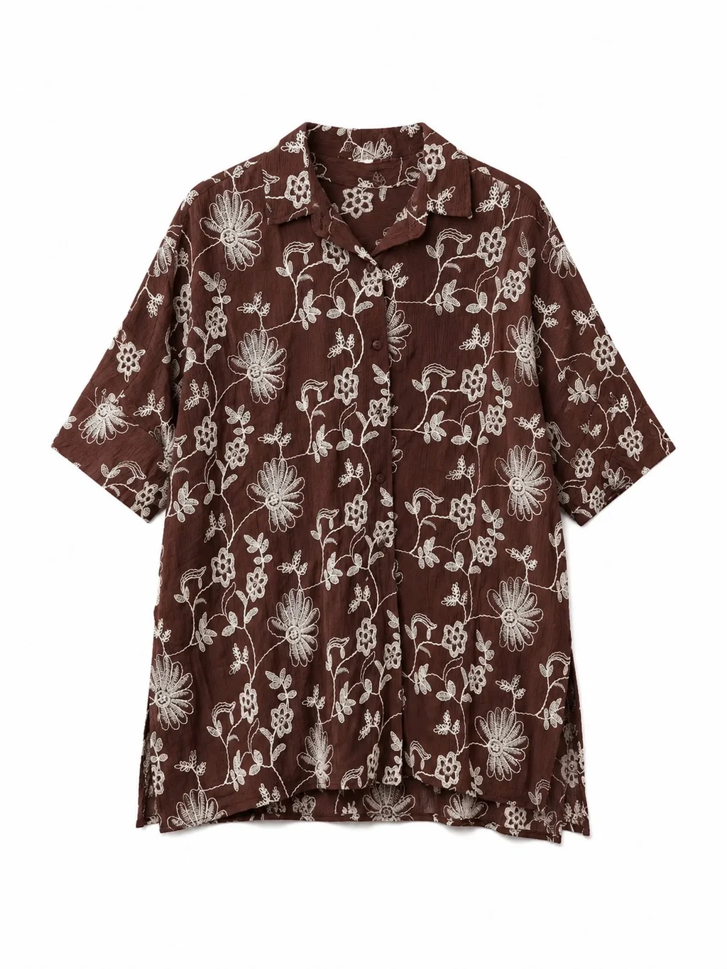 Camisa Aguirre Bordada - Art 174 (lino)