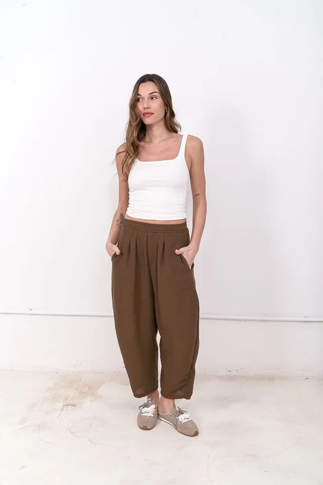 Pantalon Solana - Art 1378 (lino rustico)