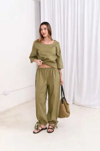 Pantalon Globo Vallarta - Art 1621 (poplin) - Vista 1
