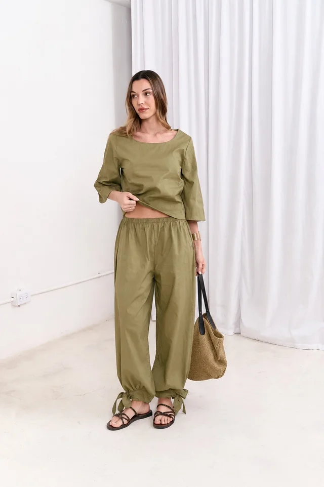 Pantalon Globo Vallarta - Art 1621 (poplin)