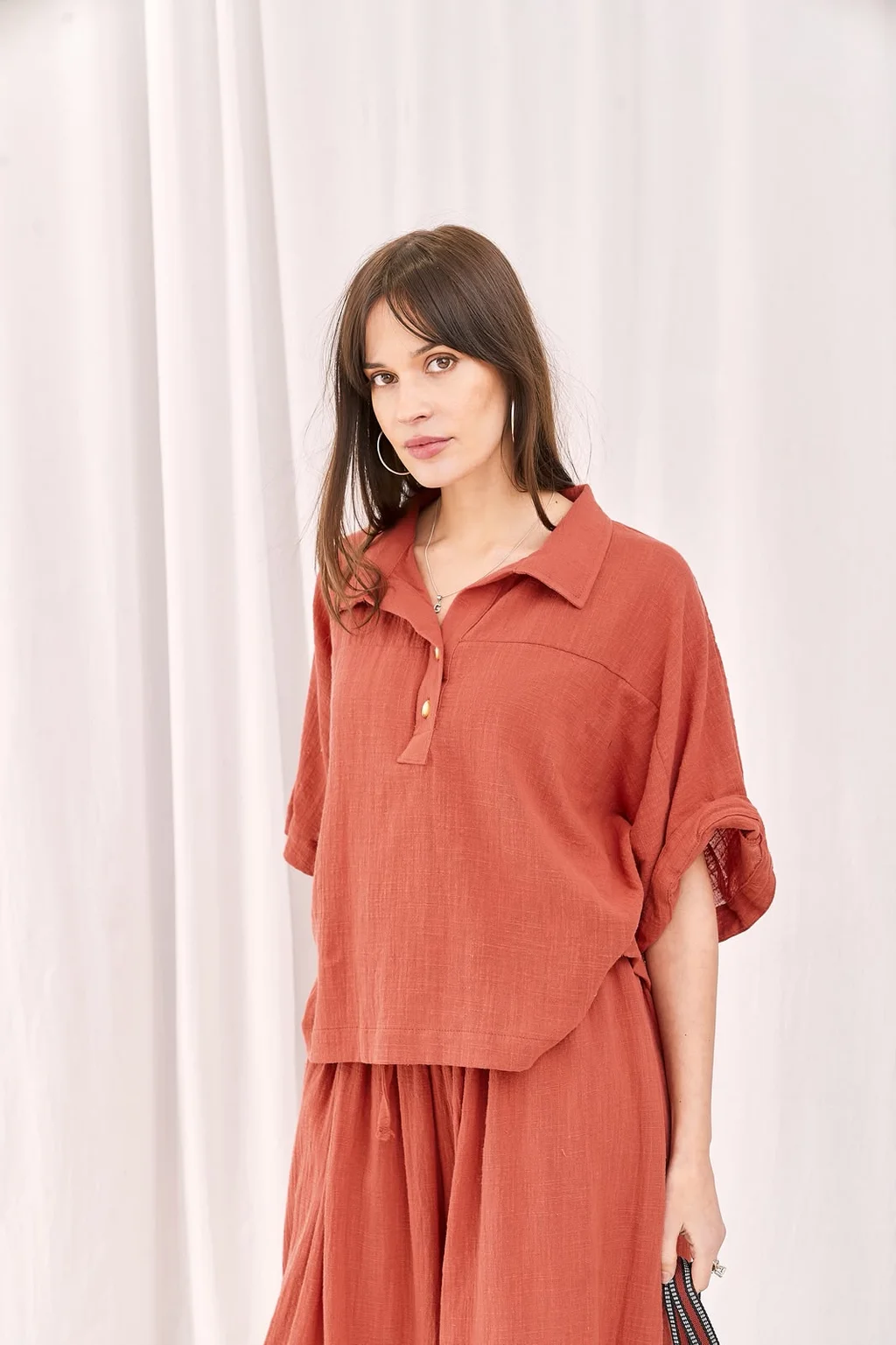Camisa Morelos - Art 1618 (bambula algodon)
