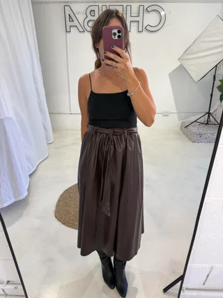 Falda Varsovia - Art.1548 (cuero labrado) - Vista 1