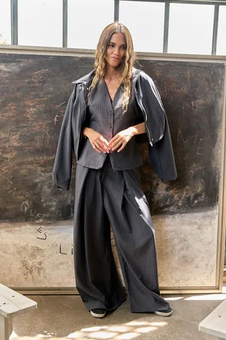 Campera molly - sastrera rayas art 1507 - Vista 2