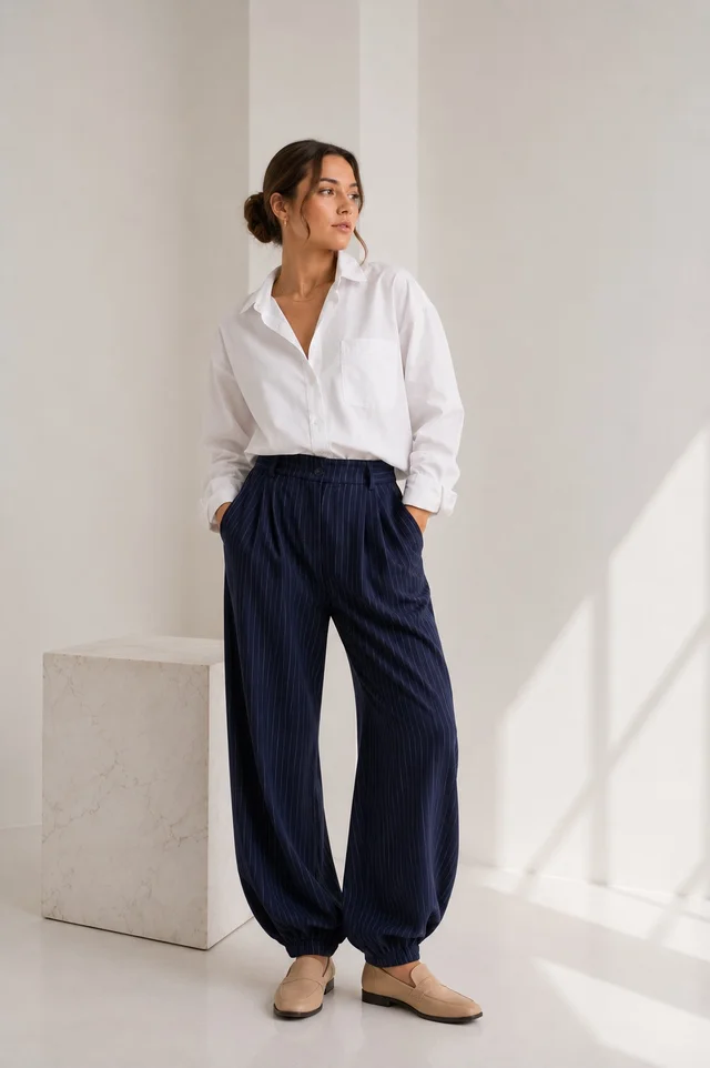 Pantalon Belgrano - Art 1565 (sastrero rayado)