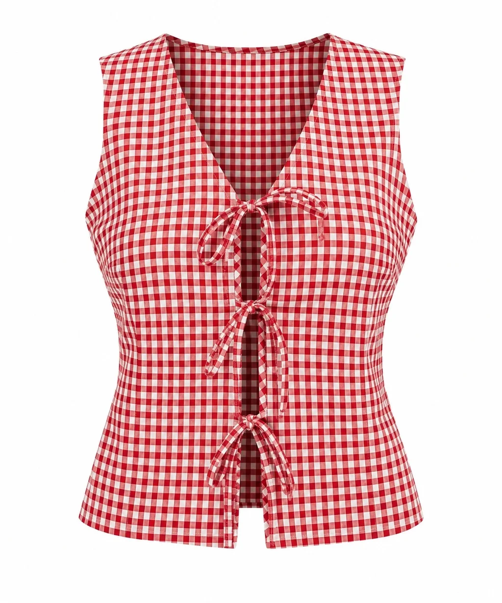 Blusa Vichy - Art 1644 (poplin cuadrille)