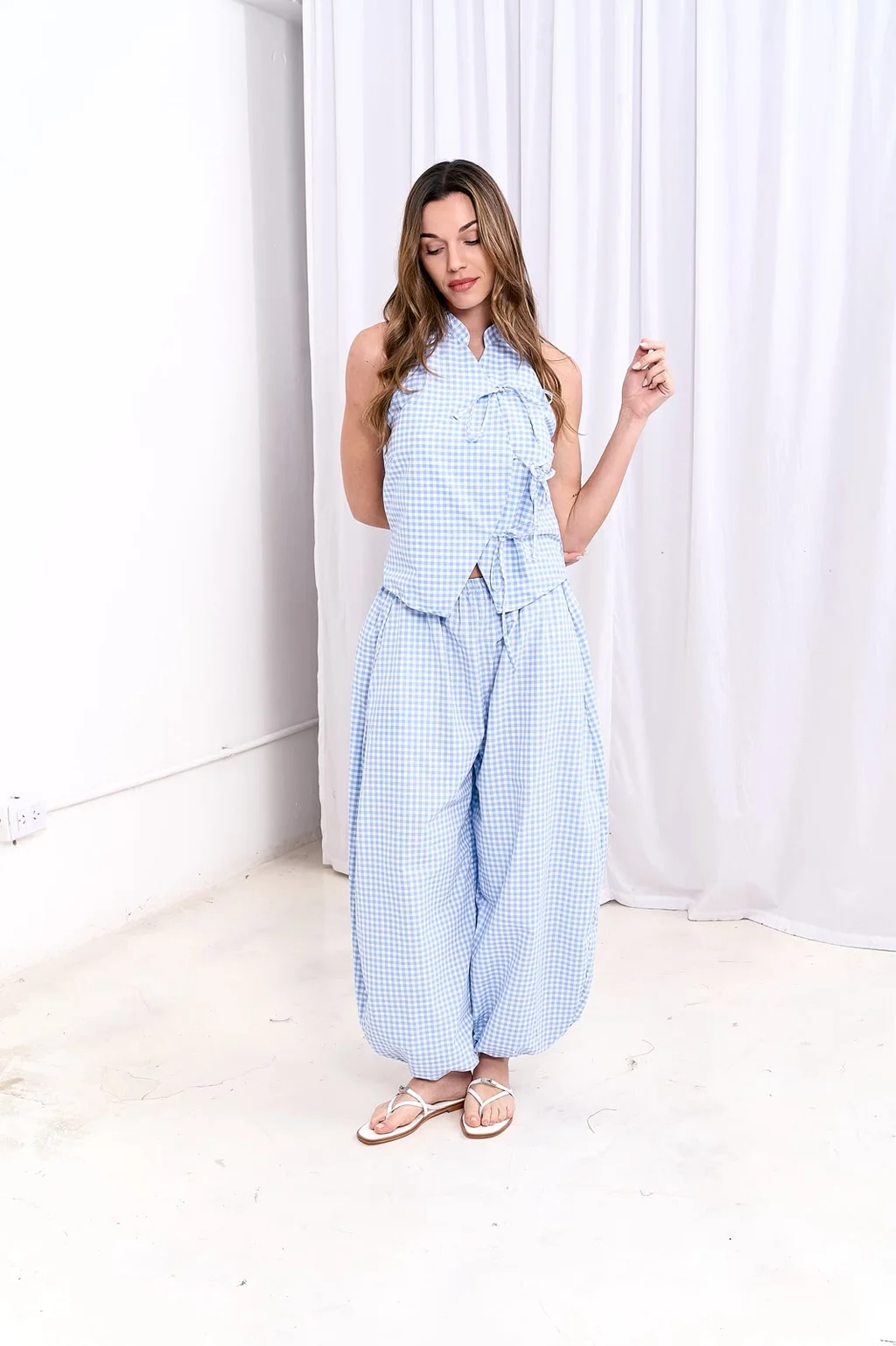 Pantalon Vichy - Art 1370 (poplin cuadrille)