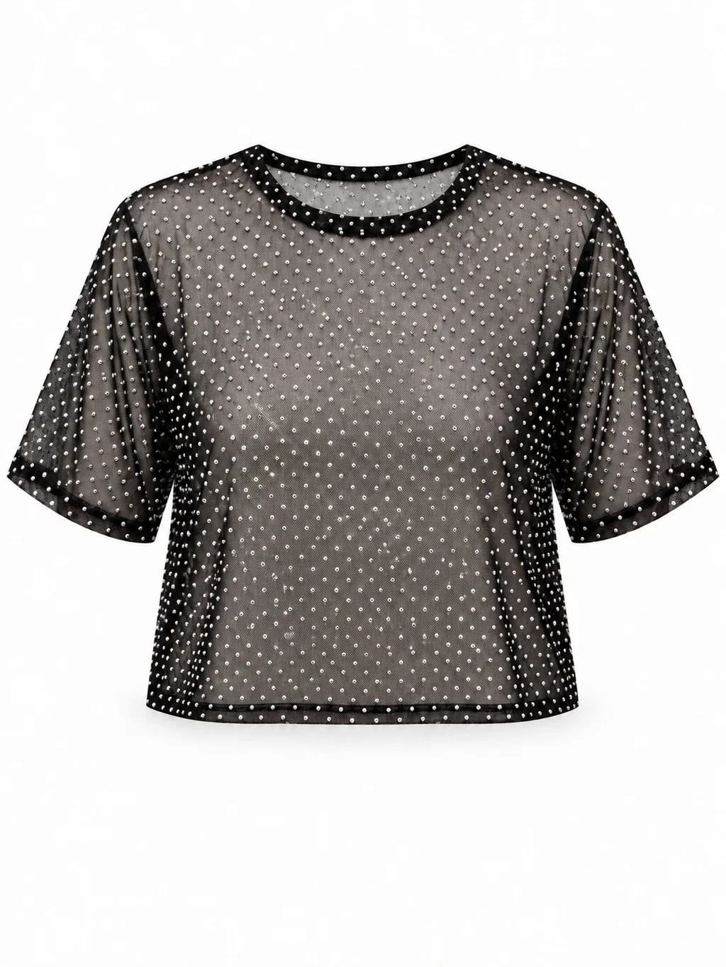 Remera Rocky - Art 769 (tull c/strass)
