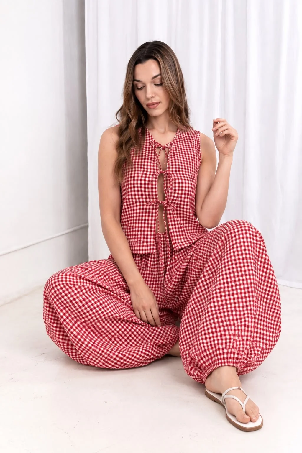 Blusa Vichy - Art 1644 (poplin cuadrille)