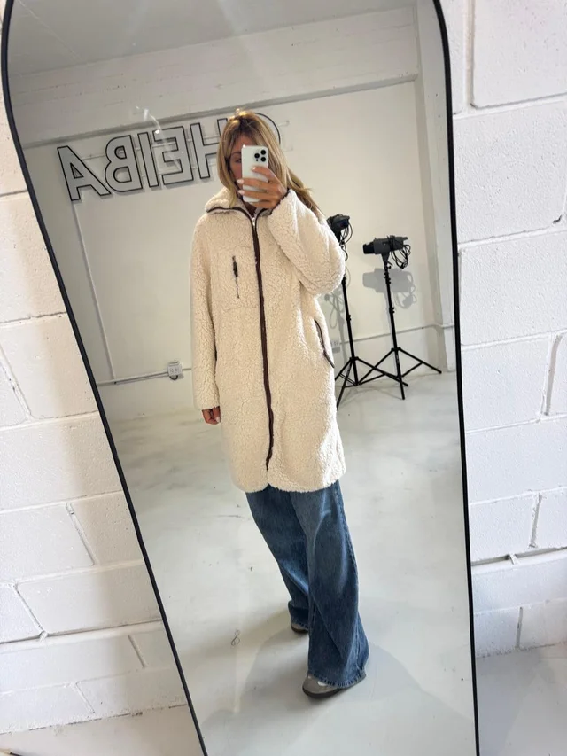 Tapado Londres - Art 907 ( piel sherpa)